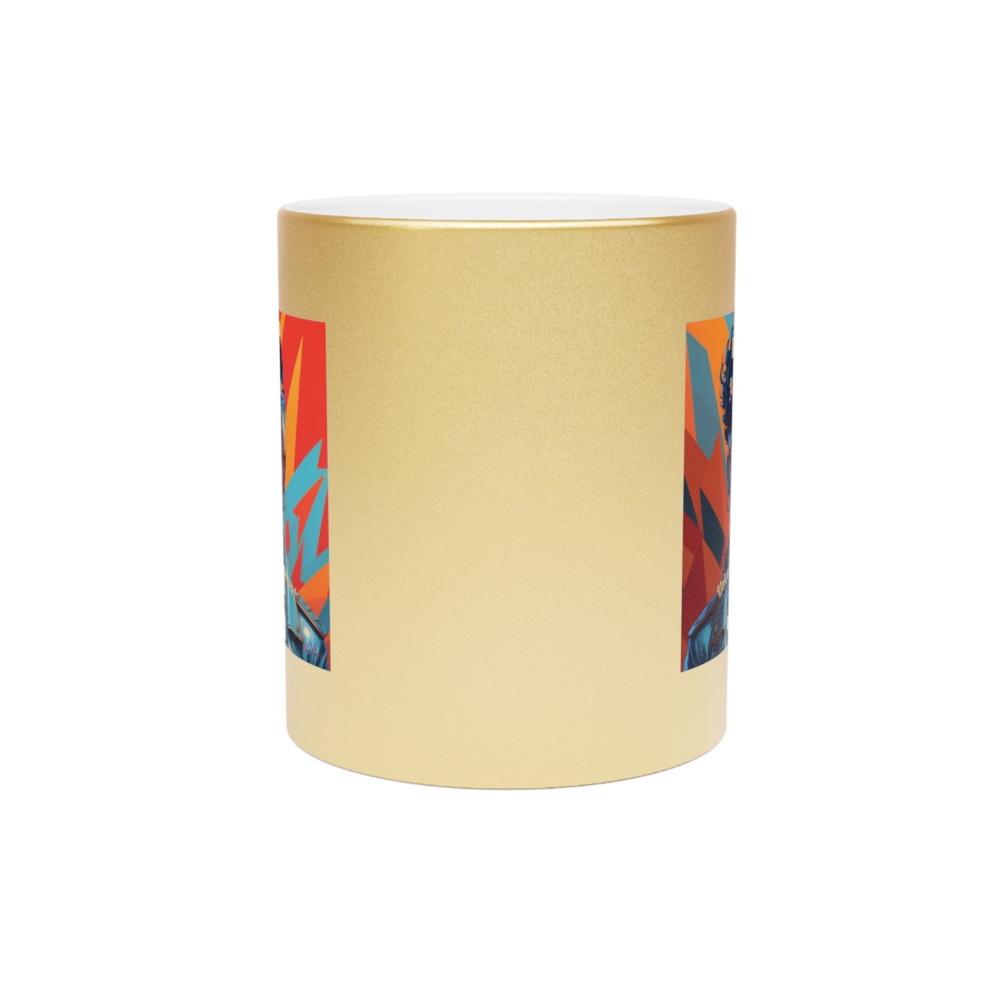 ADHDiva: Unleash My Super Power Metallic Mug (Silver\Gold)
