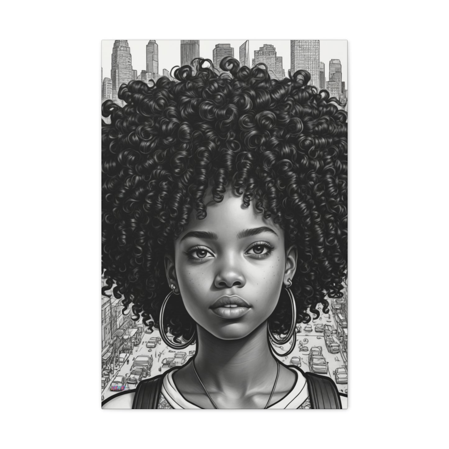 Crowned in Confidence Canvas Gallery Wraps