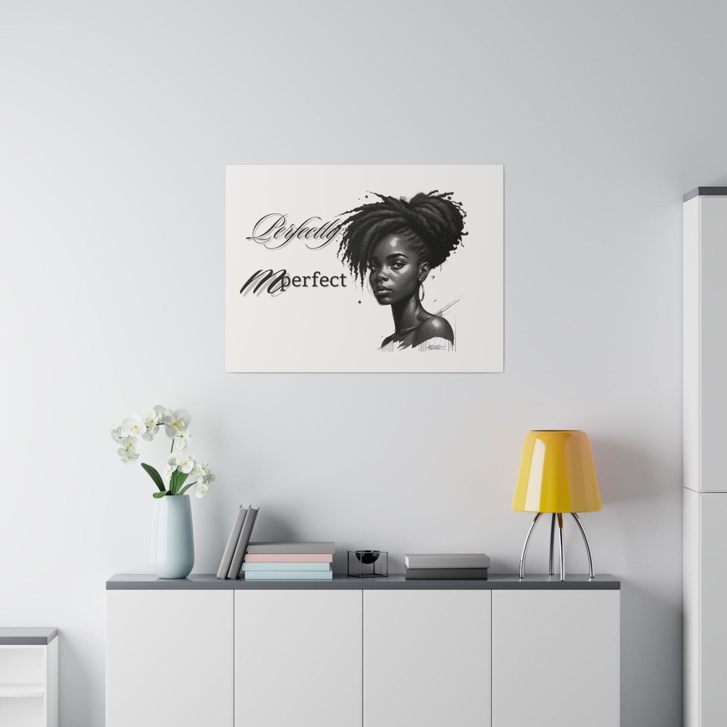Perfectly Mperfect Matte Canvas, Stretched, 0.75"