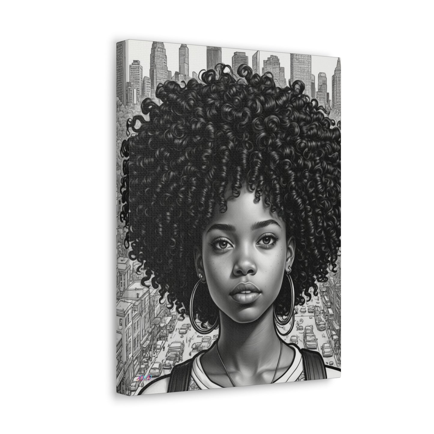 Crowned in Confidence Canvas Gallery Wraps