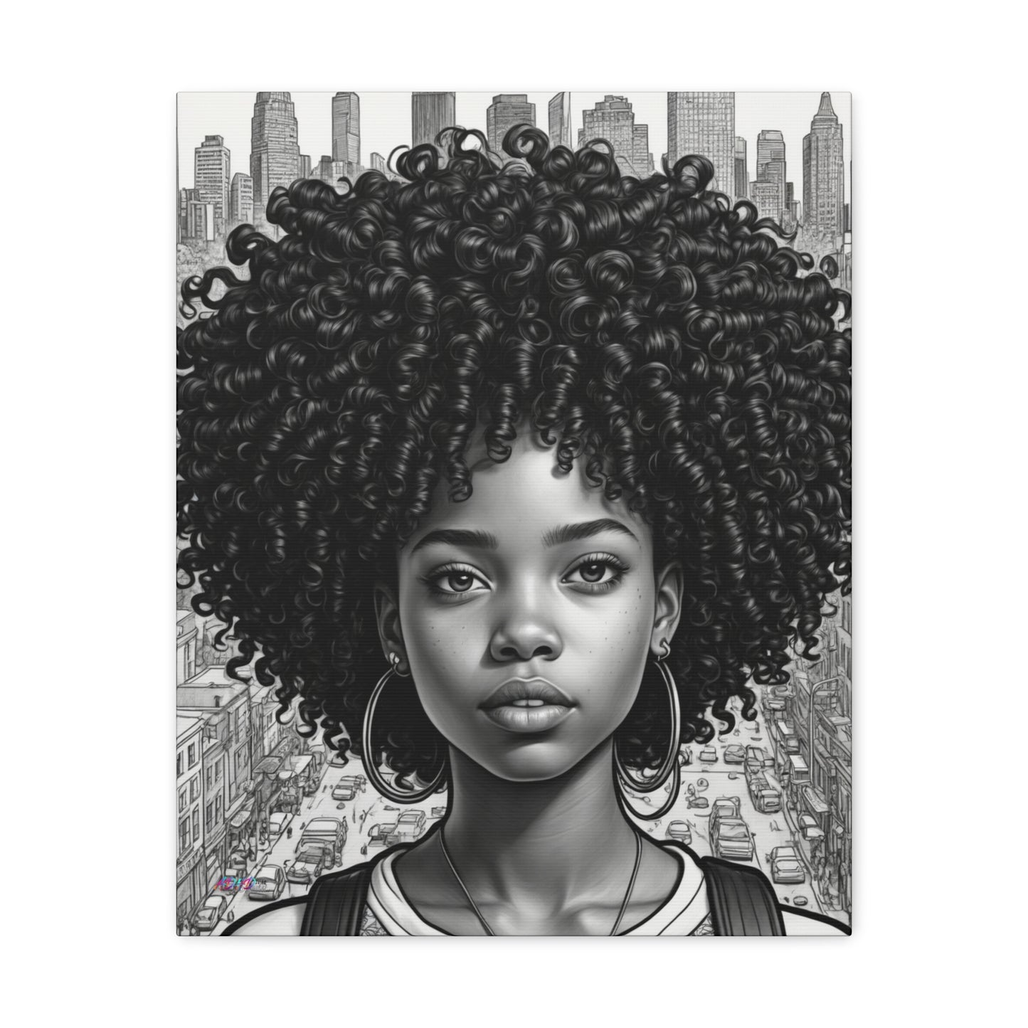 Crowned in Confidence Canvas Gallery Wraps