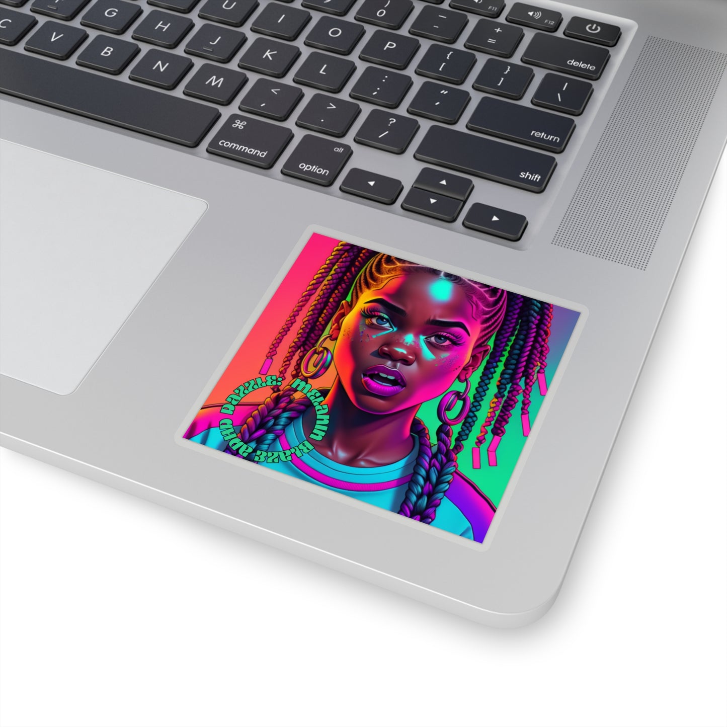 ADHD Dazzle - Melanin Blaze Kiss-Cut Stickers