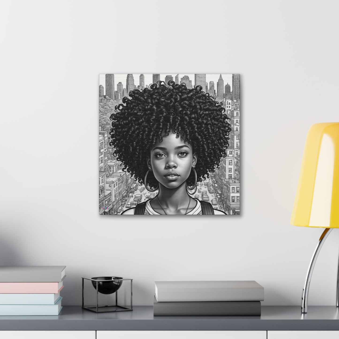 Crowned in Confidence Canvas Gallery Wraps