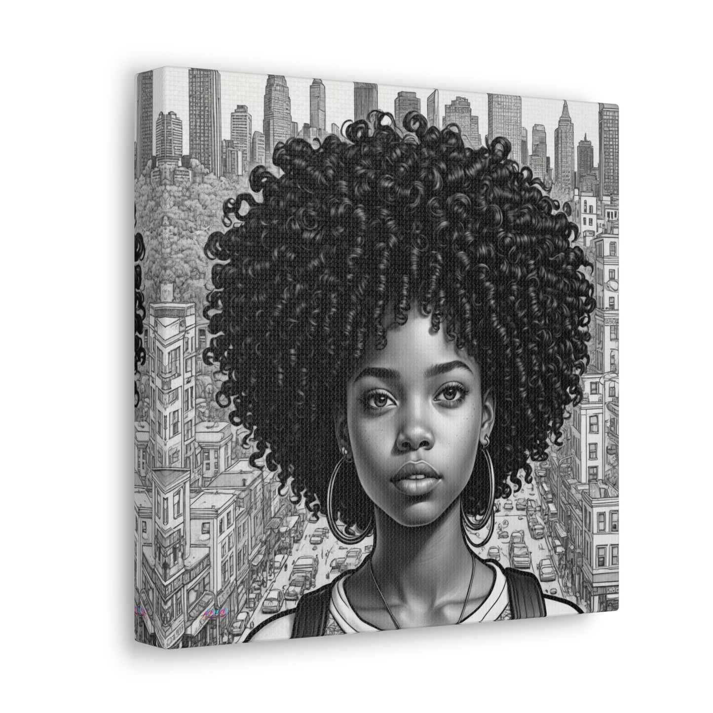 Crowned in Confidence Canvas Gallery Wraps