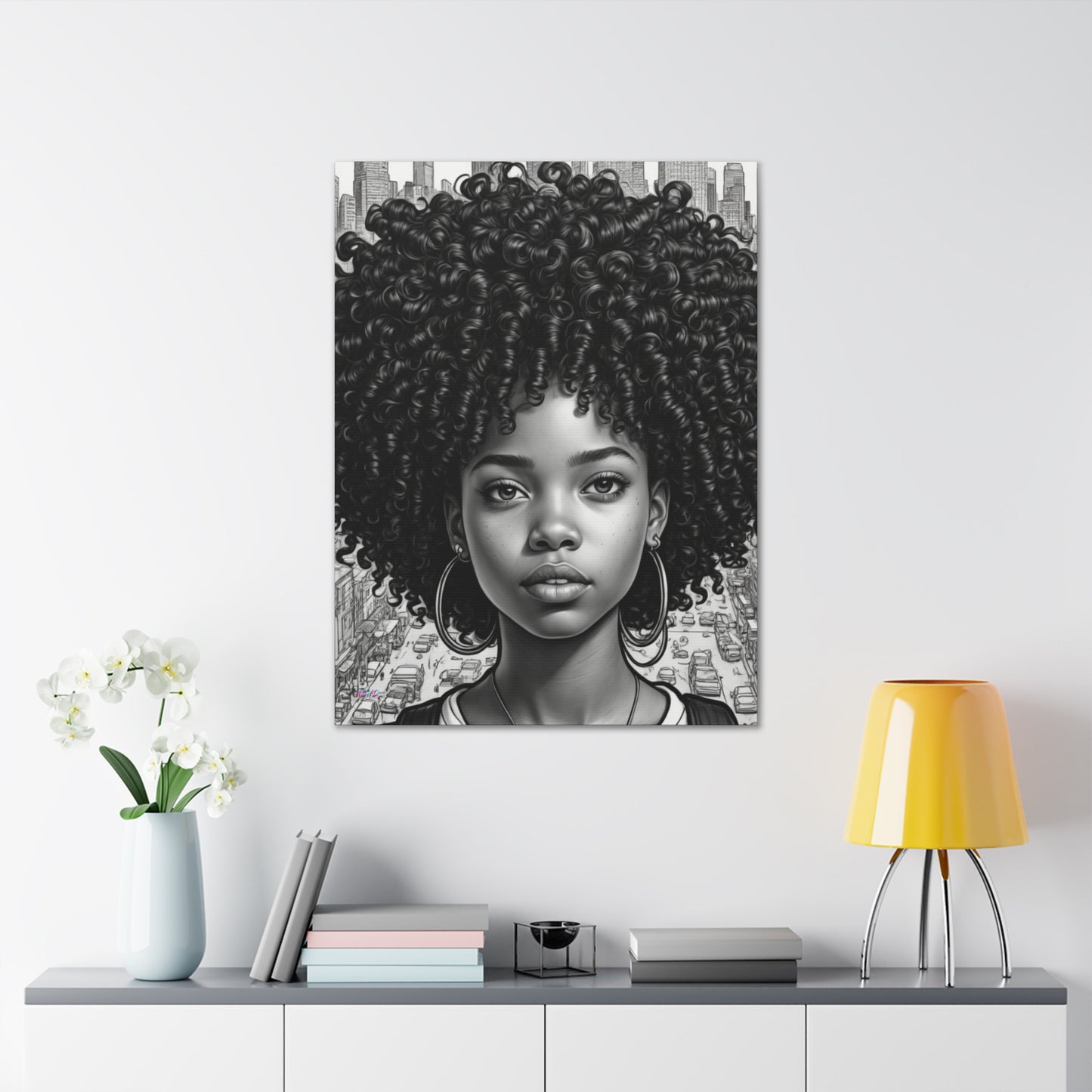 Crowned in Confidence Canvas Gallery Wraps