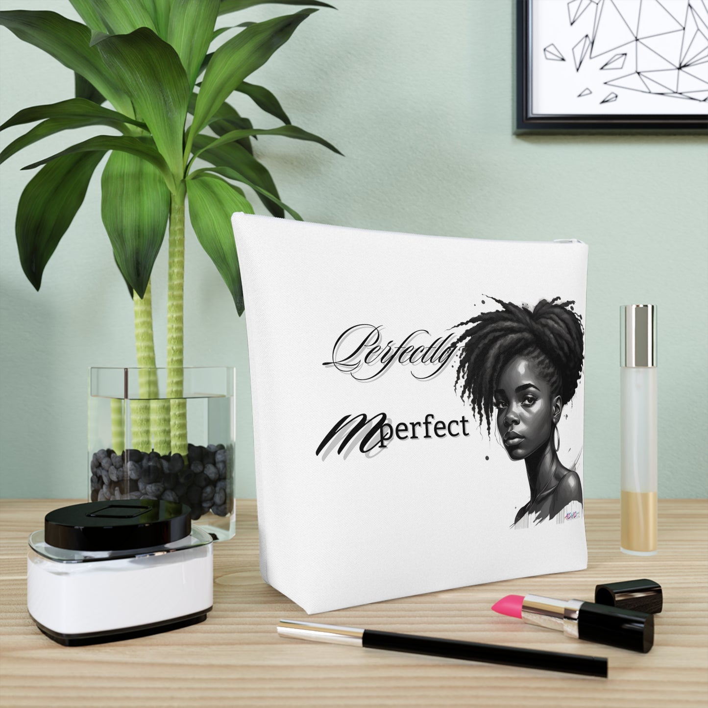 Perfectly Mperfect Cotton Cosmetic Bag