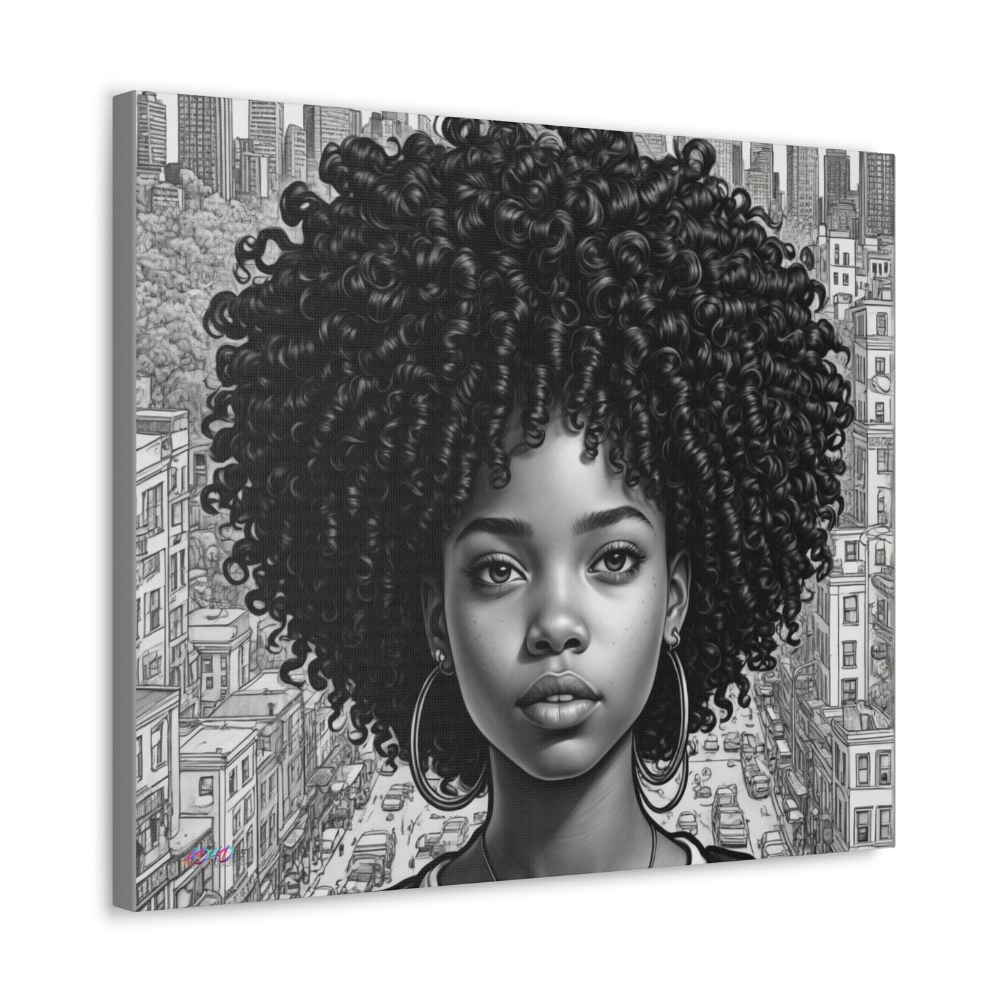 Crowned in Confidence Canvas Gallery Wraps