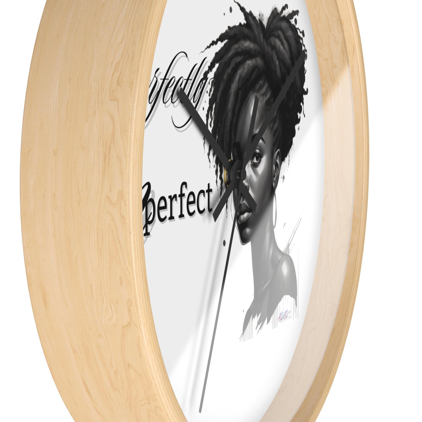 Perfectly Mperfect Wall Clock
