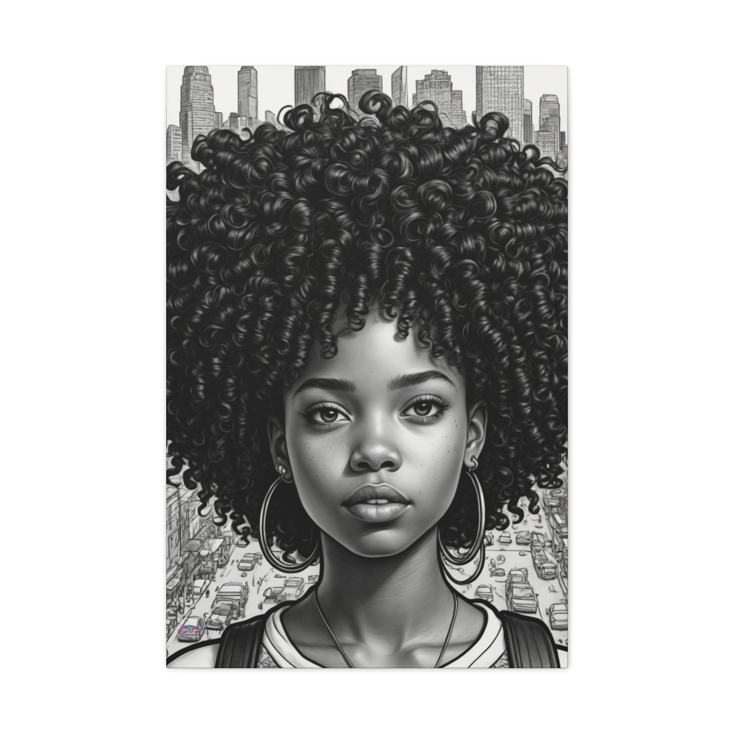 Crowned in Confidence Canvas Gallery Wraps