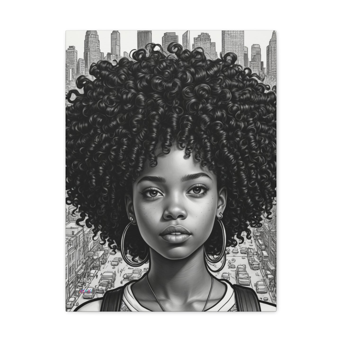 Crowned in Confidence Canvas Gallery Wraps