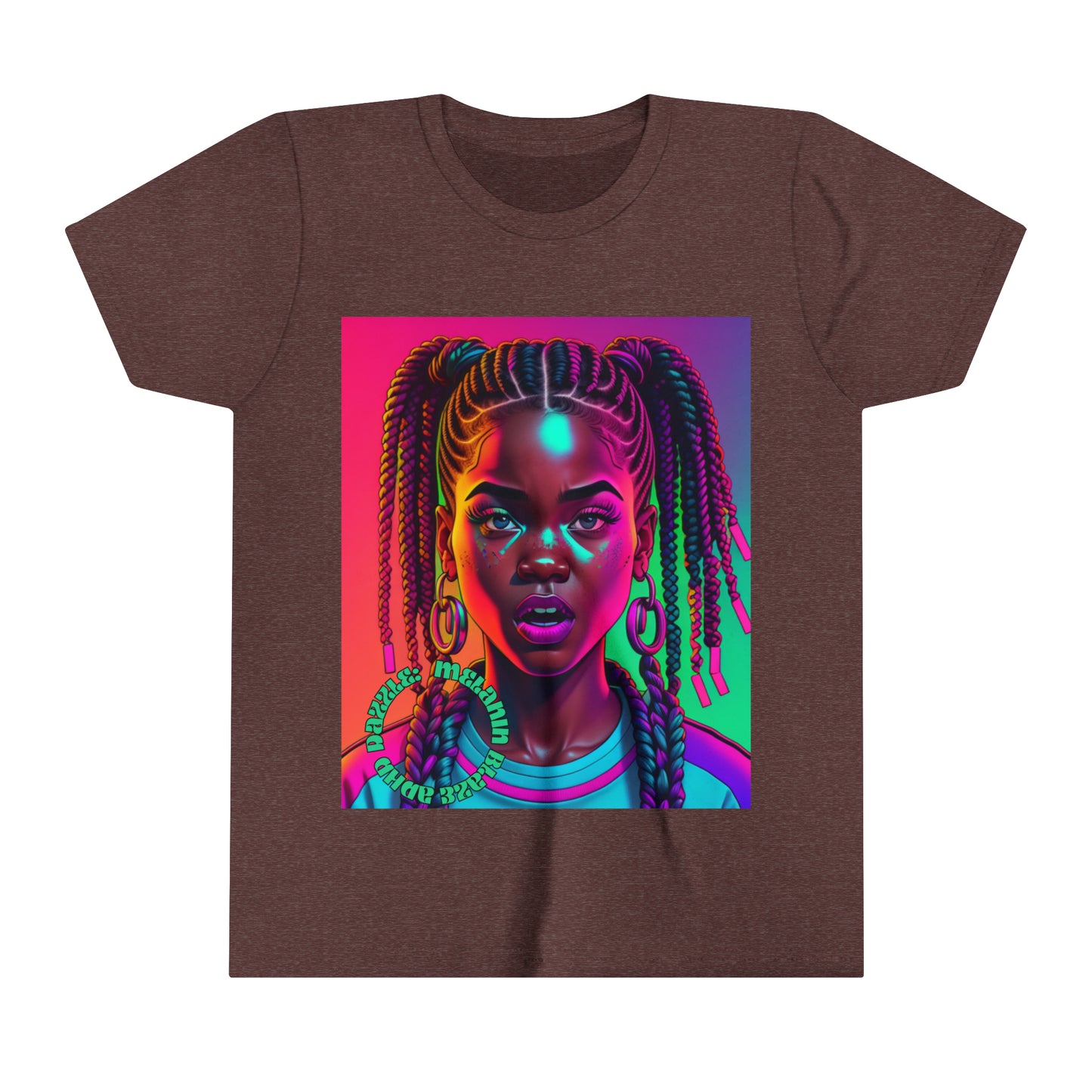 ADHD Dazzle - Melanin Blaze Youth Short Sleeve Tee
