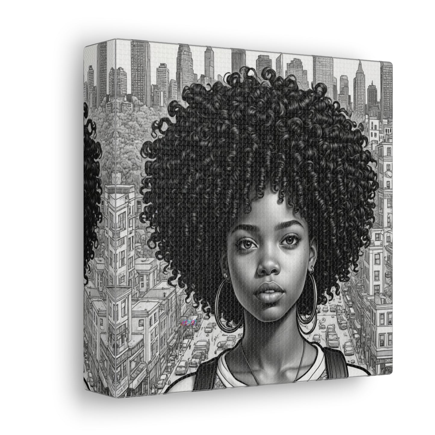 Crowned in Confidence Canvas Gallery Wraps