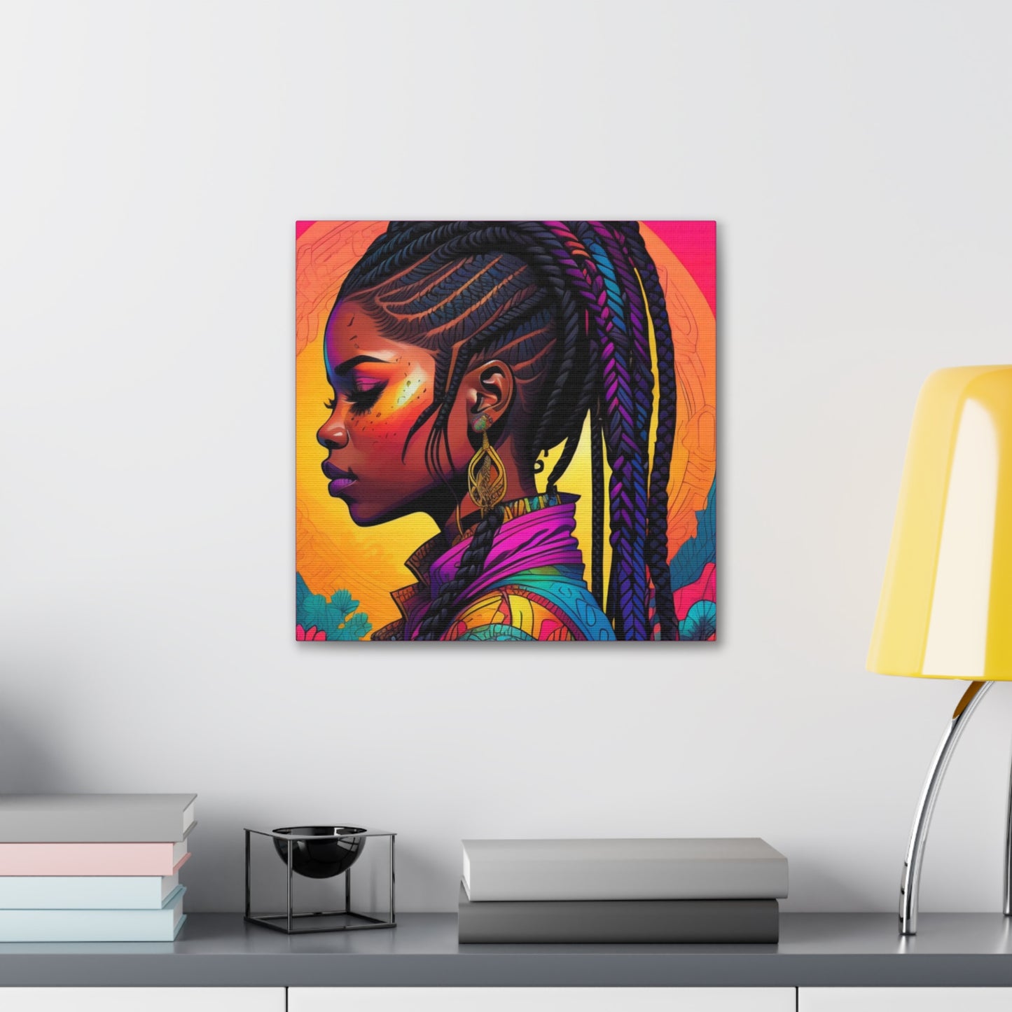 Melanin Brilliance - ADHD Drive Canvas Gallery Wraps