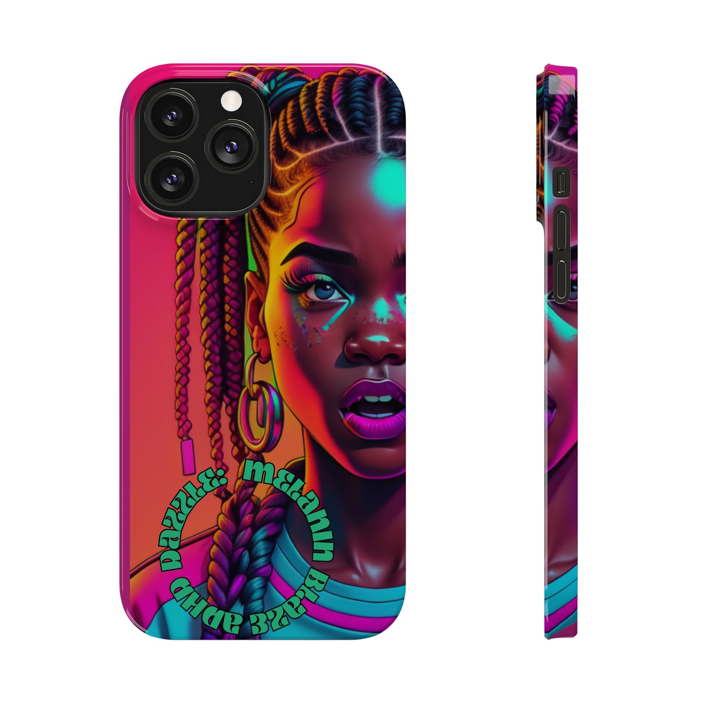 ADHD Dazzle - Melanin Blaze Slim Phone Cases