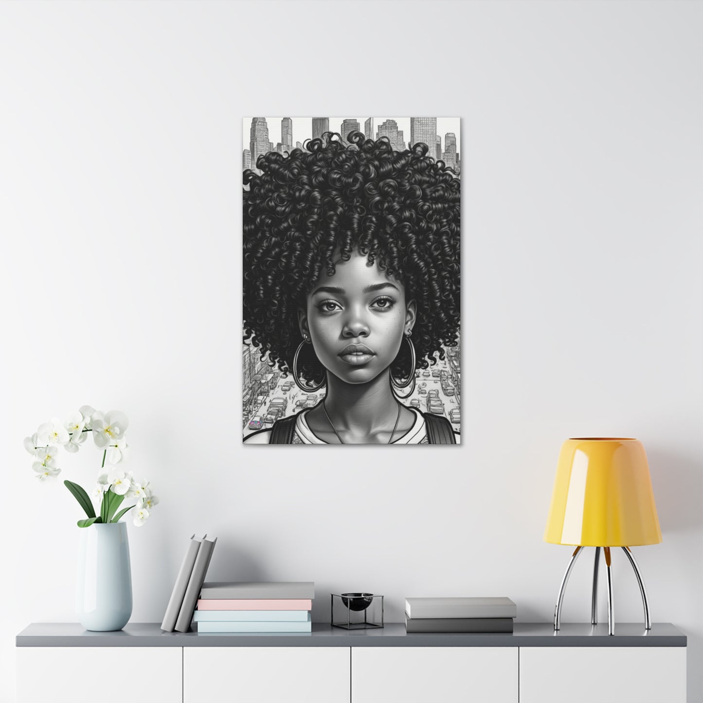 Crowned in Confidence  Canvas Gallery Wraps