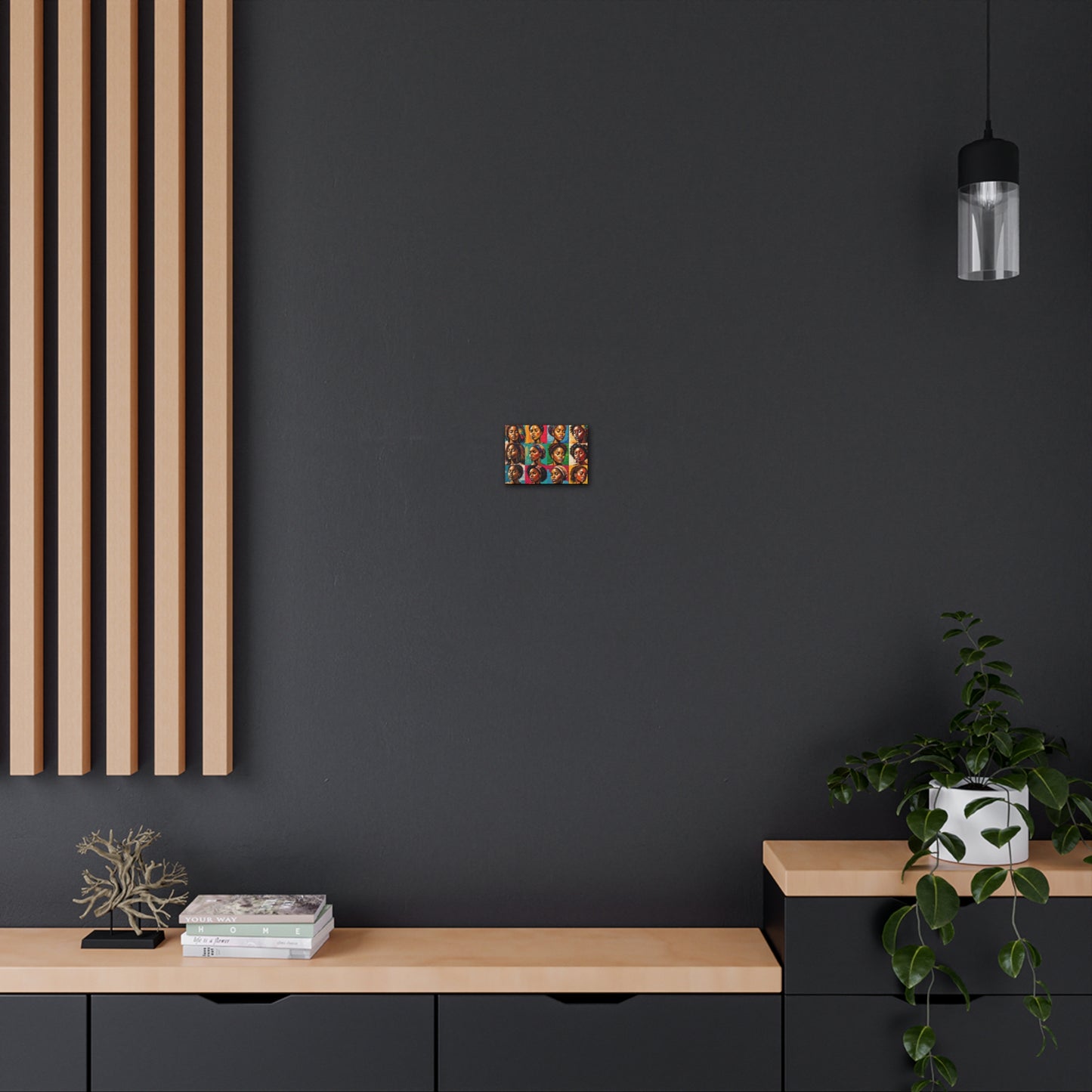 ADHD Excellence in Melanin Hue Canvas Gallery Wraps