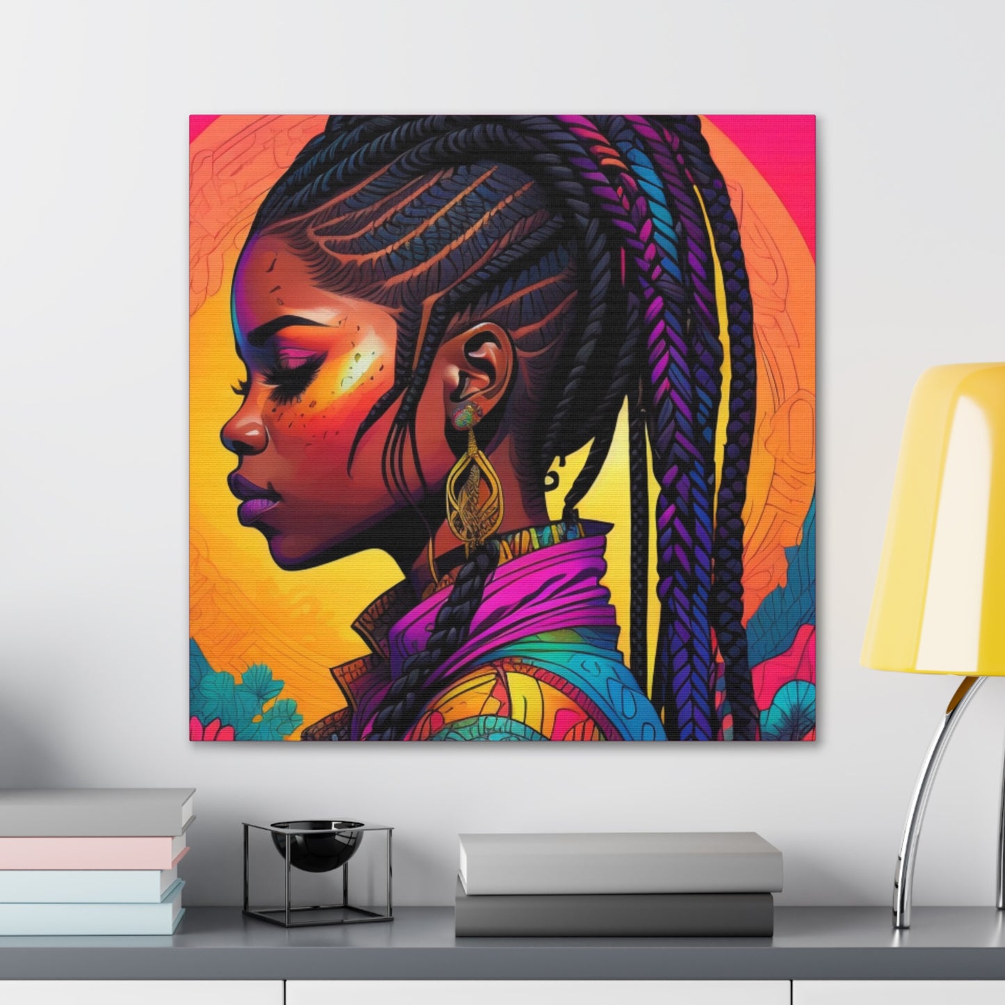 Melanin Brilliance - ADHD Drive Canvas Gallery Wraps