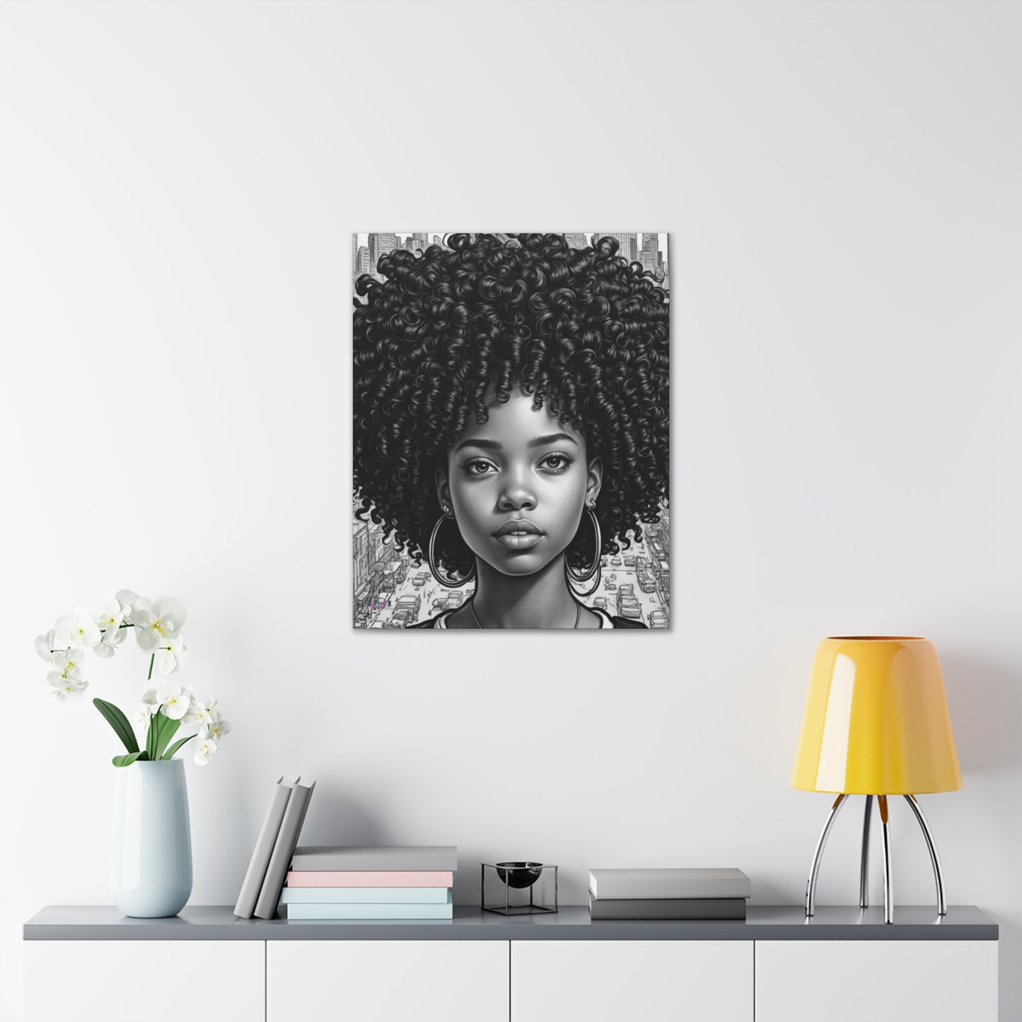 Crowned in Confidence  Canvas Gallery Wraps