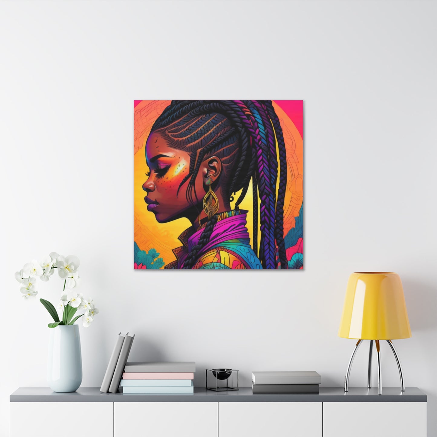 Melanin Brilliance - ADHD Drive Canvas Gallery Wraps