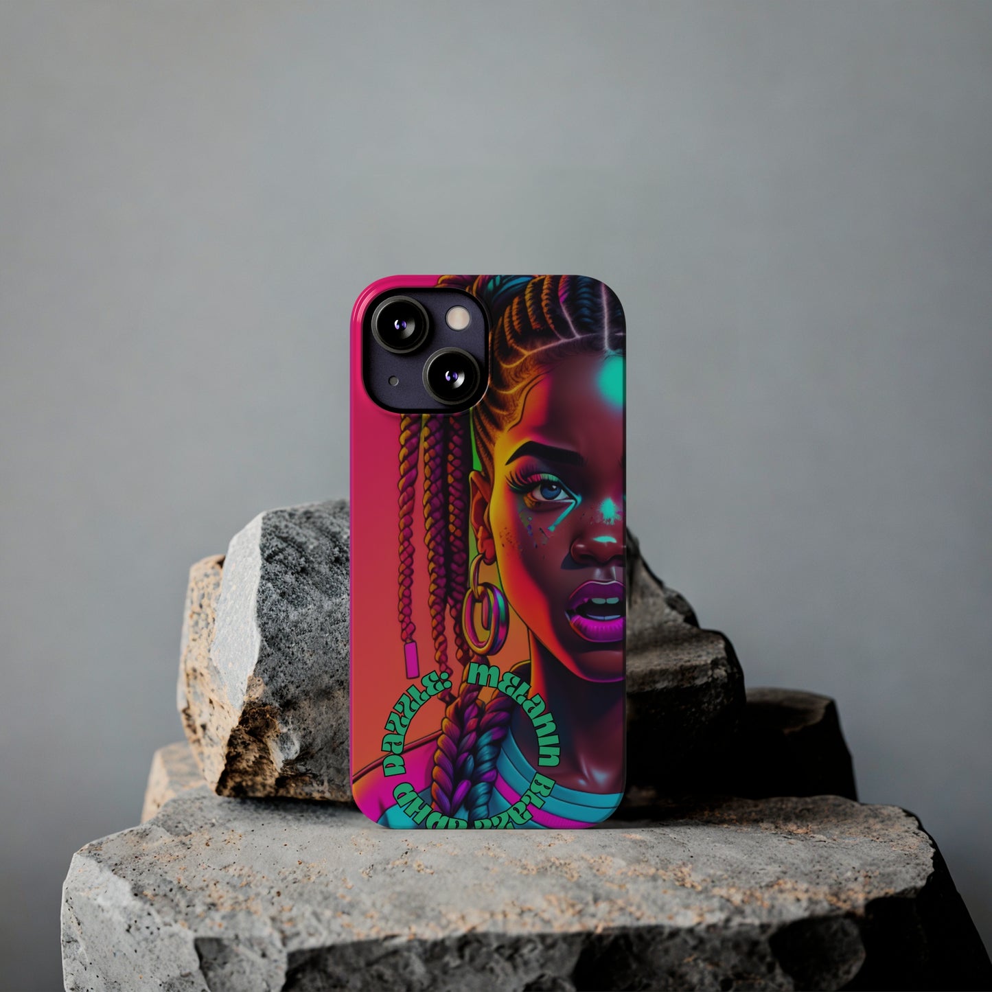 ADHD Dazzle - Melanin Blaze Slim Phone Cases