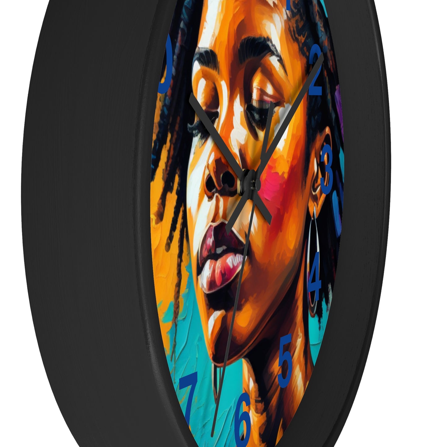 Melanin Spark - ADHD Glow Wall Clock