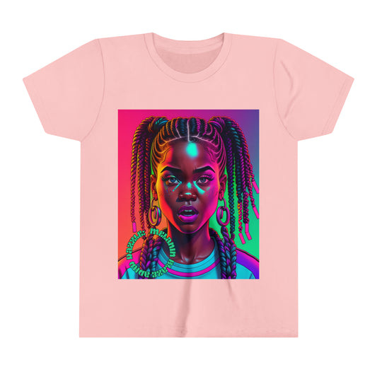 ADHD Dazzle - Melanin Blaze Youth Short Sleeve Tee