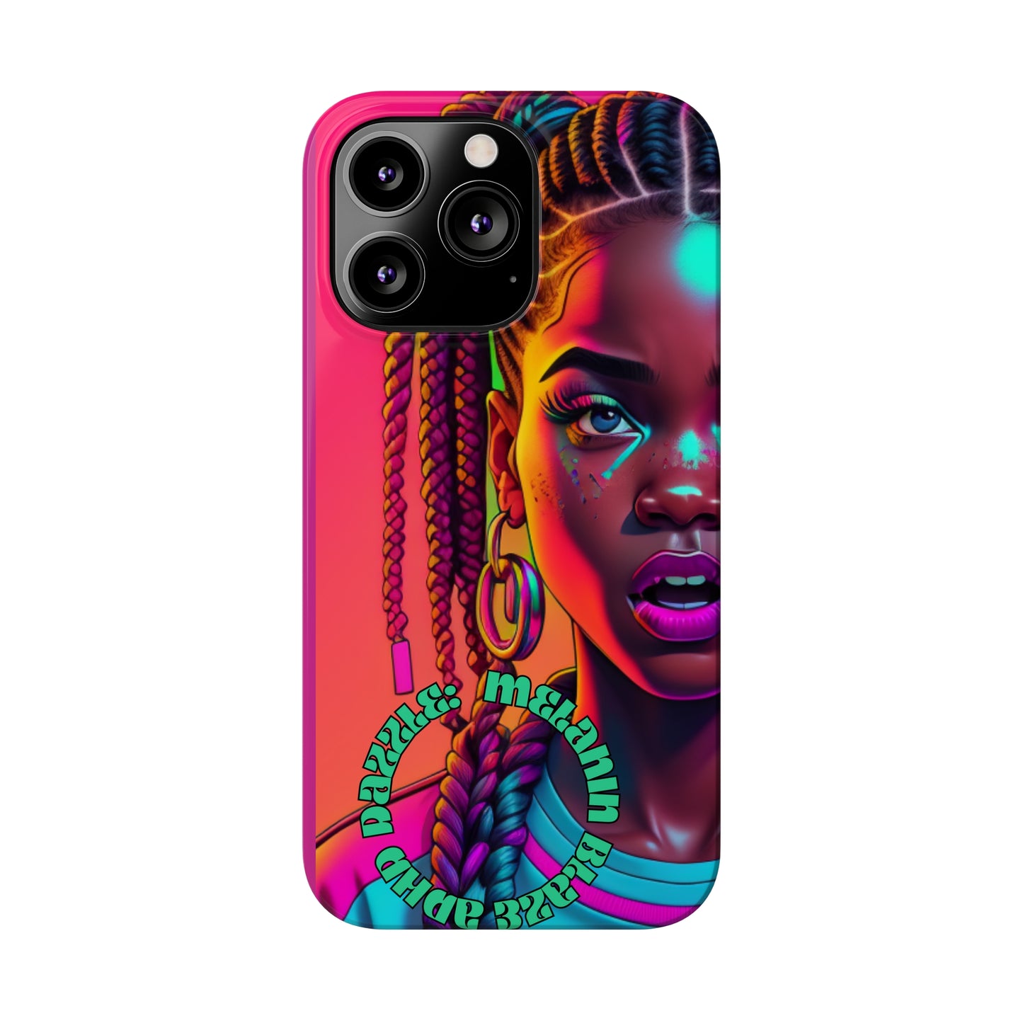 ADHD Dazzle - Melanin Blaze Slim Phone Cases