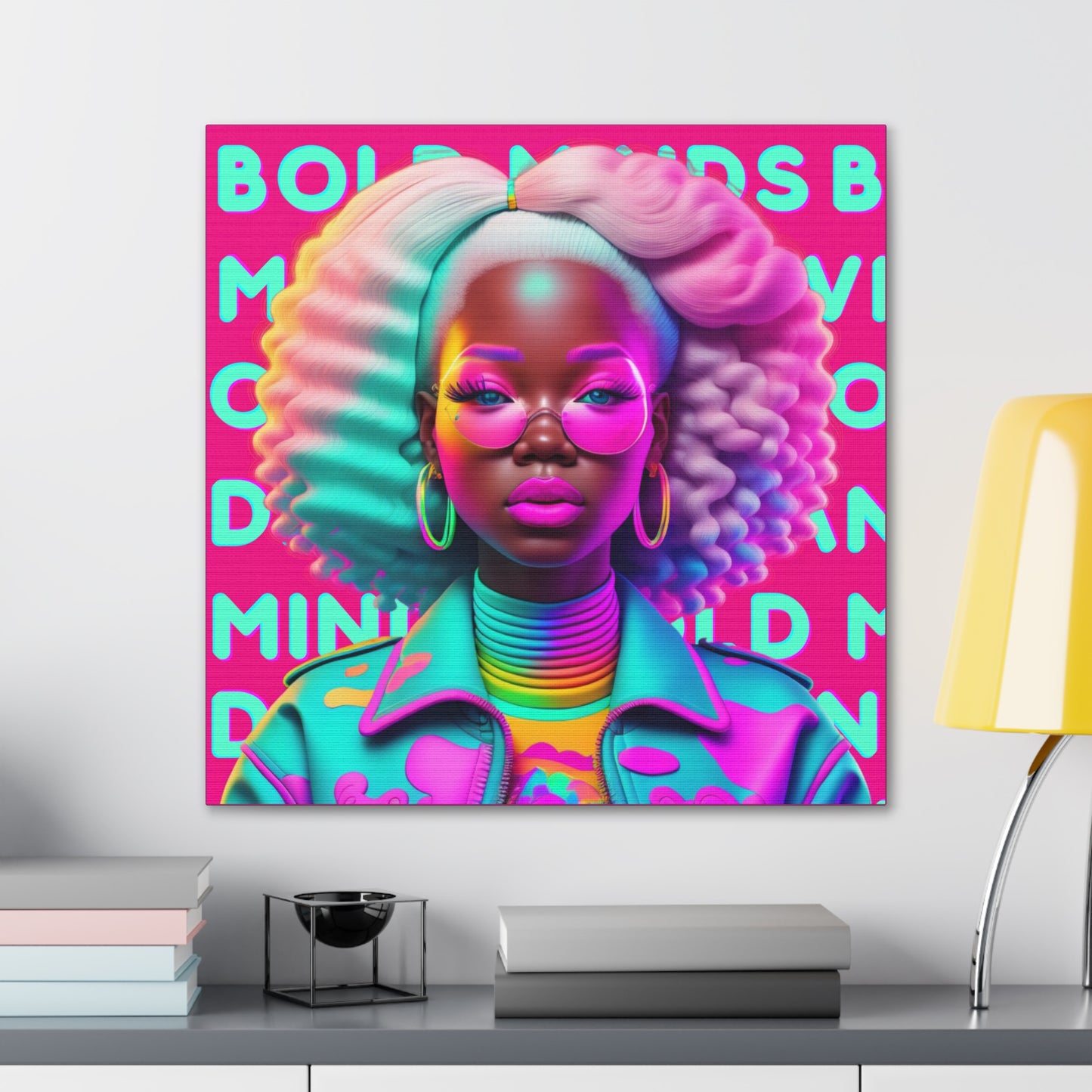 Bold Minds - Melanin Divine Canvas Gallery Wraps