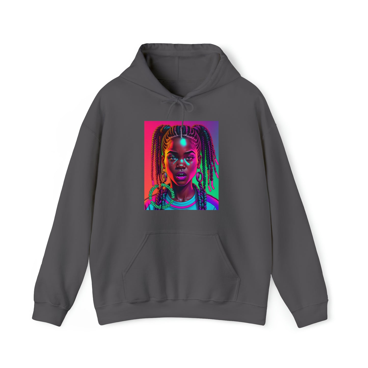 ADHD Dazzle - Melanin Blaze Unisex Heavy Blend™ Hooded Sweatshirt
