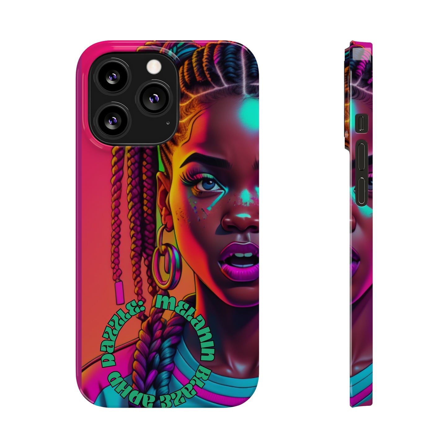 ADHD Dazzle - Melanin Blaze Slim Phone Cases