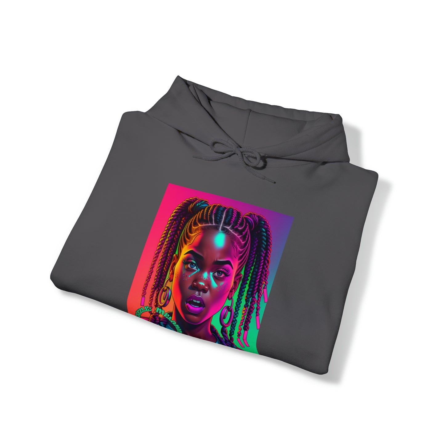 ADHD Dazzle - Melanin Blaze Unisex Heavy Blend™ Hooded Sweatshirt