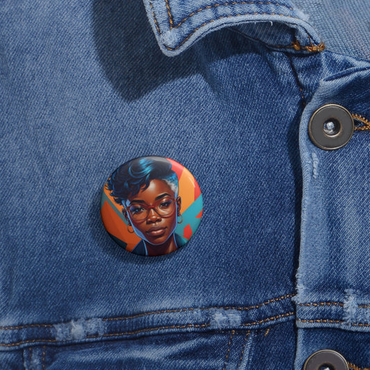 ADHDiva: Unleash My Superpower Custom Pin Buttons