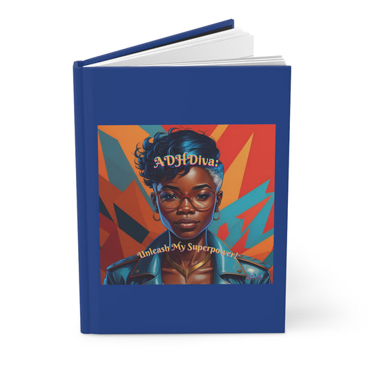 ADHDiva - Unleash My Super Power Hardcover Journal Matte