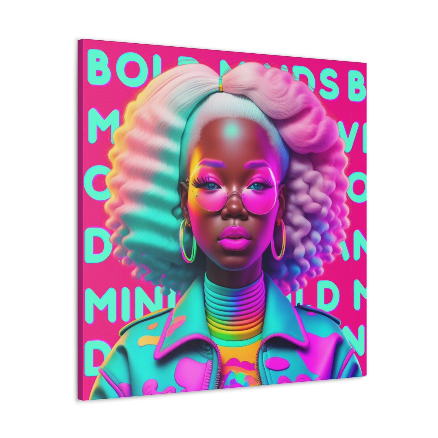 Bold Minds - Melanin Divine Canvas Gallery Wraps