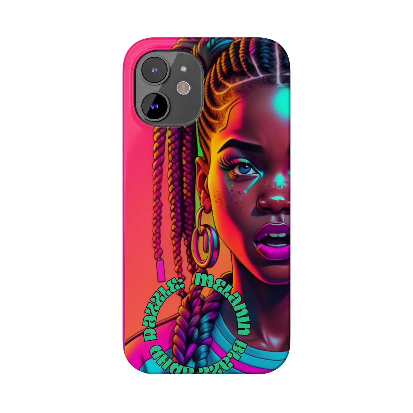 ADHD Dazzle - Melanin Blaze Slim Phone Cases