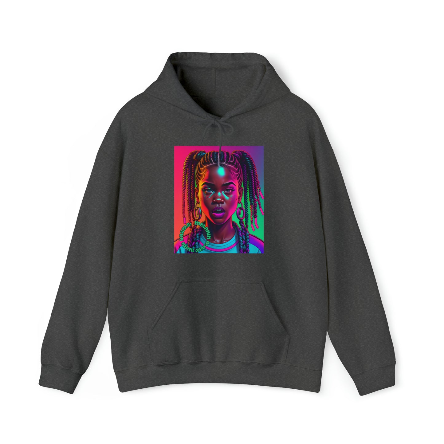 ADHD Dazzle - Melanin Blaze Unisex Heavy Blend™ Hooded Sweatshirt