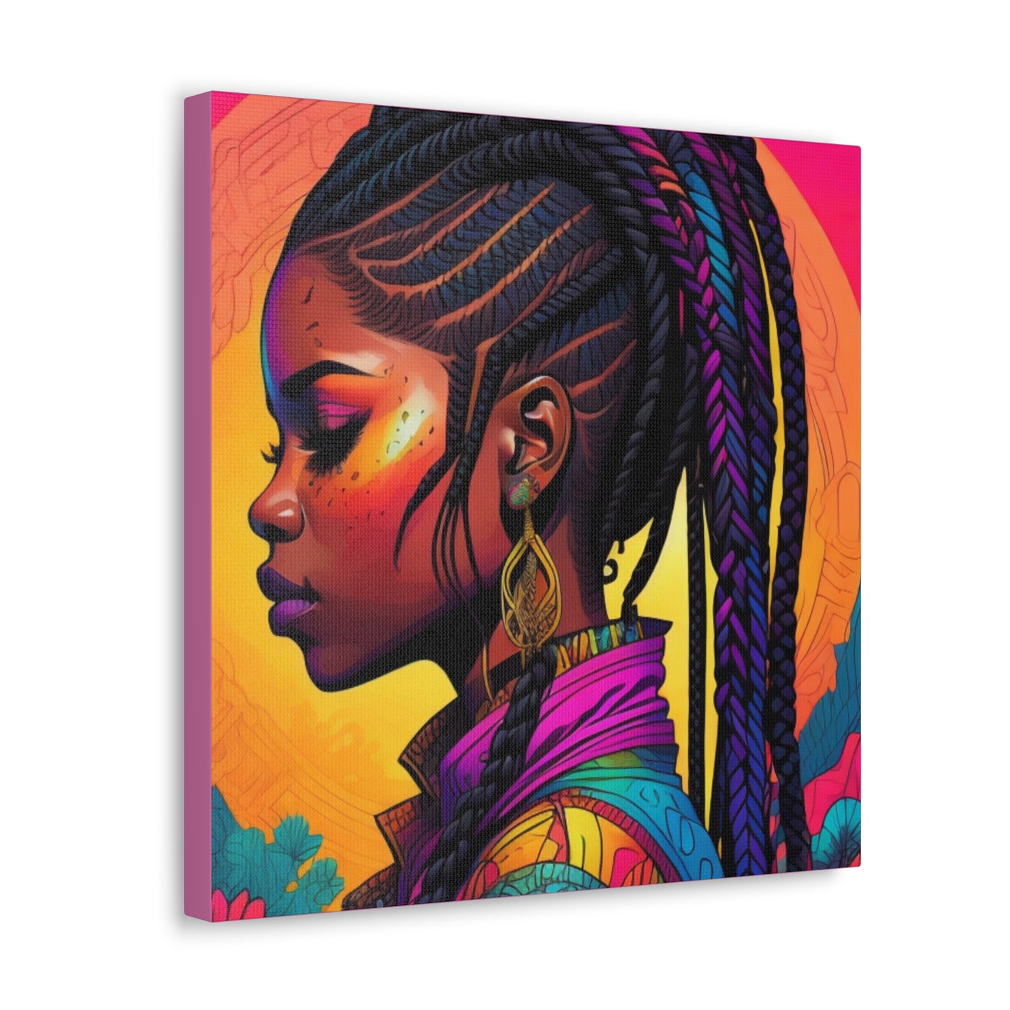 Melanin Brilliance - ADHD Drive Canvas Gallery Wraps