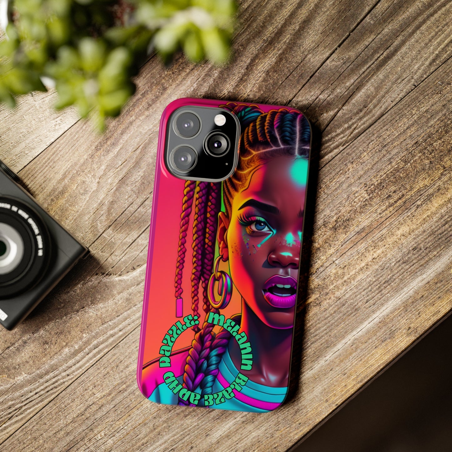 ADHD Dazzle - Melanin Blaze Slim Phone Cases