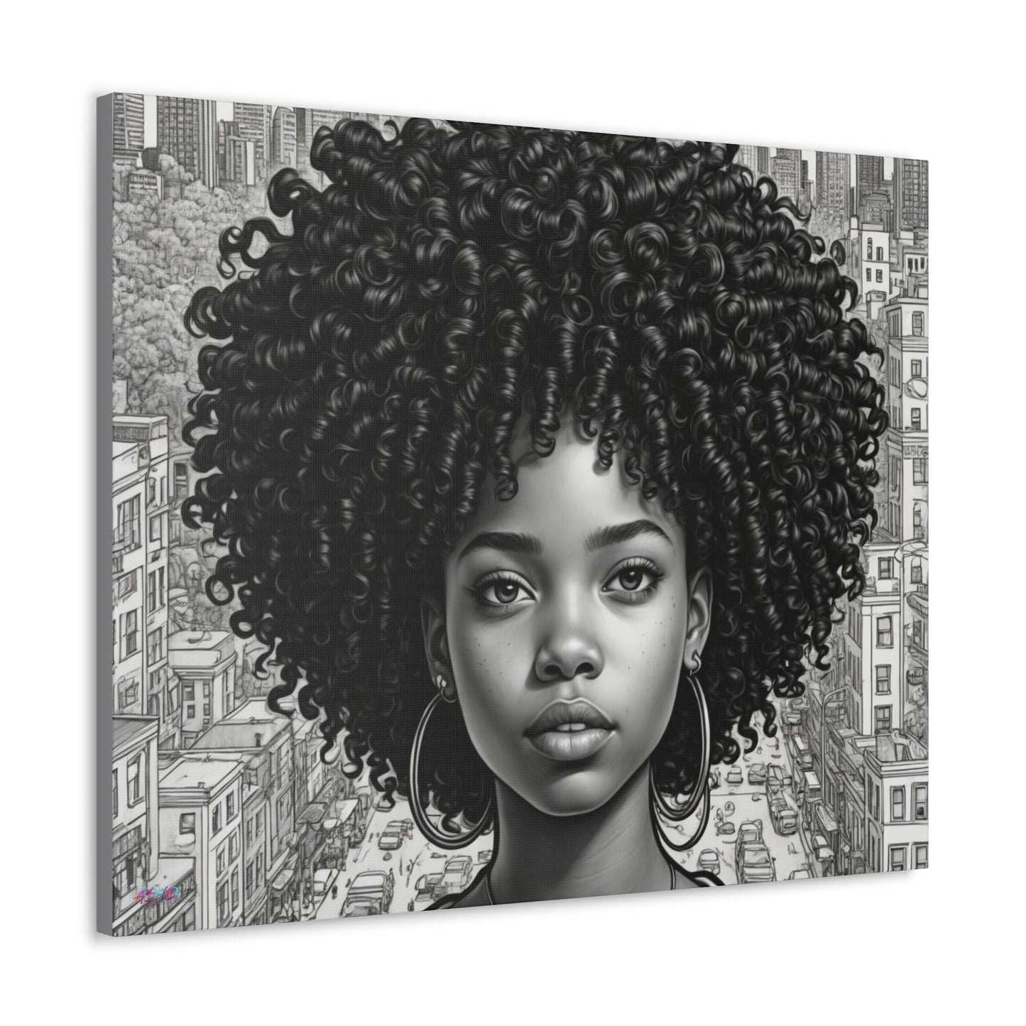 Crowned in Confidence  Canvas Gallery Wraps