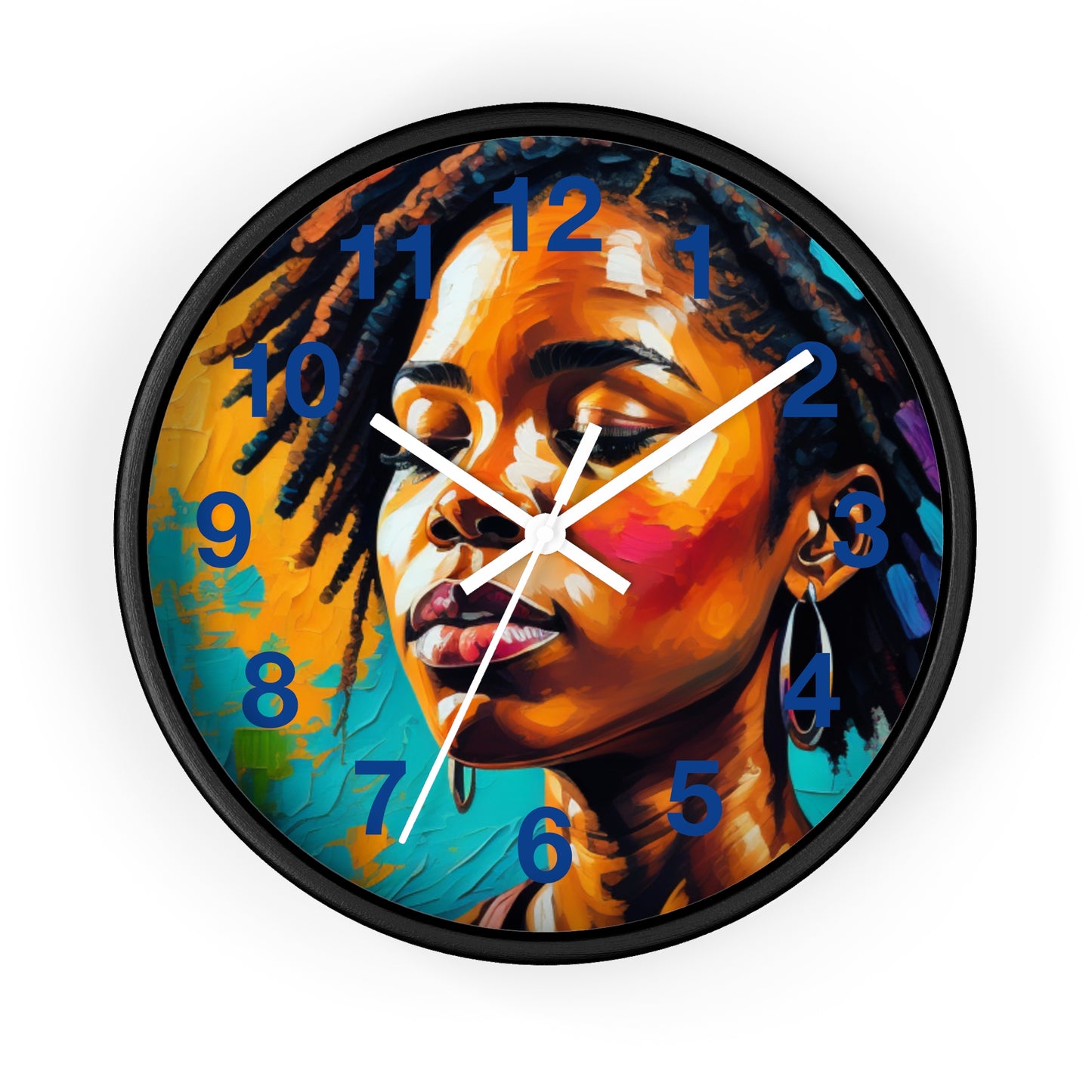 Melanin Spark - ADHD Glow Wall Clock