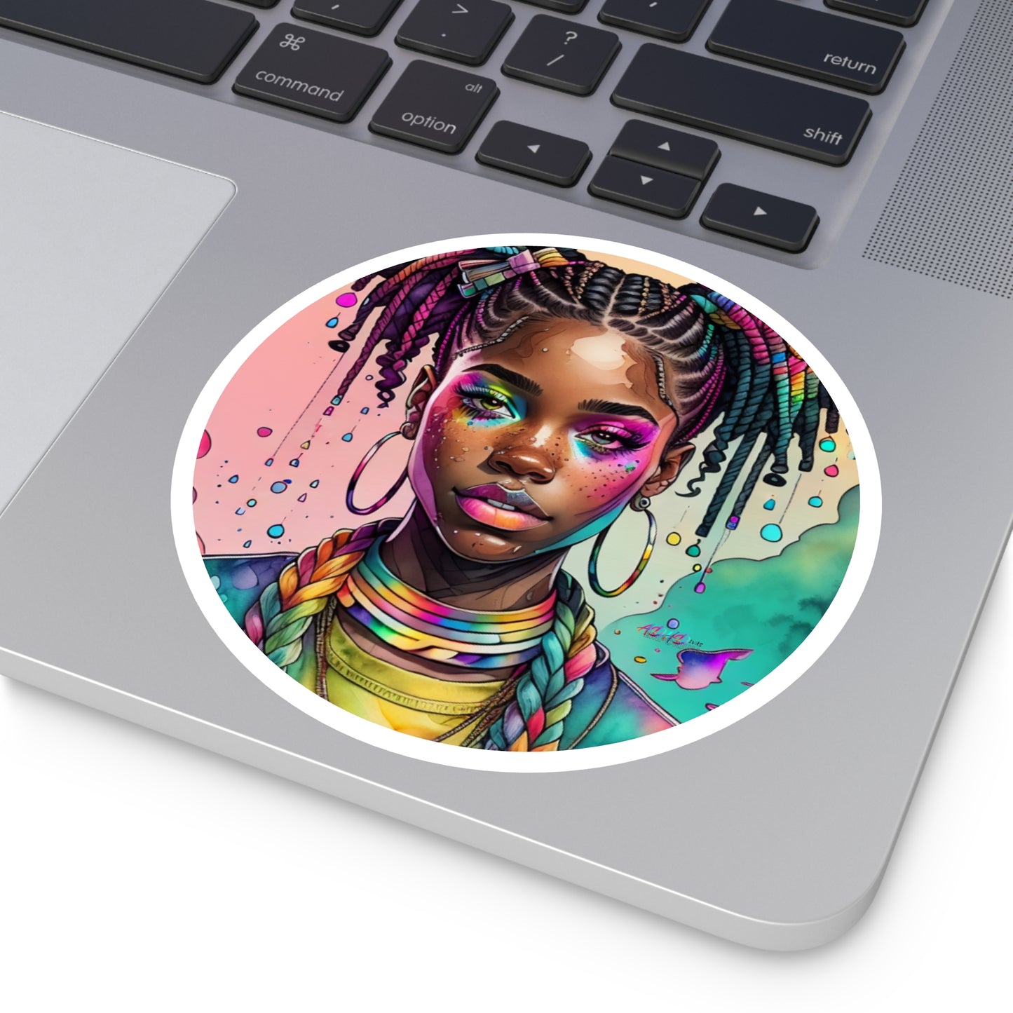 ADHD Boldness Round Stickers, Indoor\Outdoor