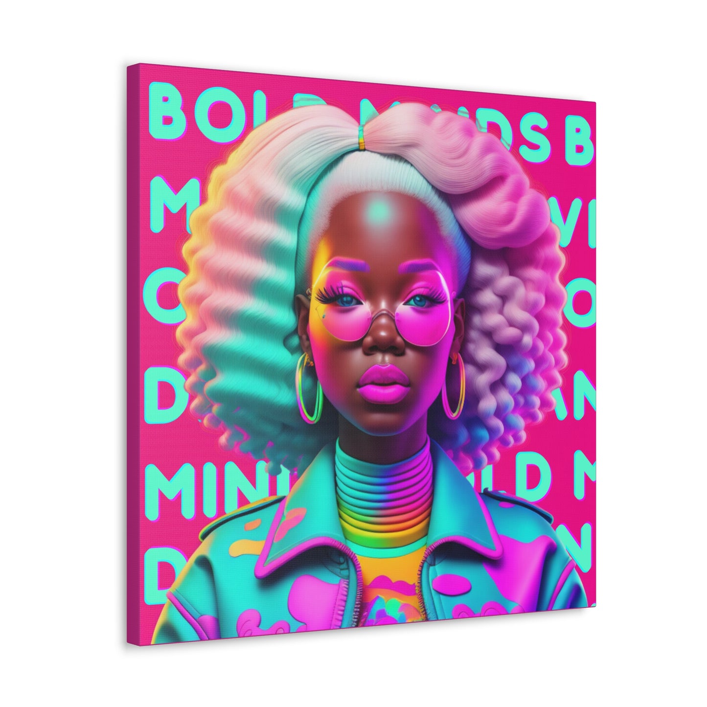 Bold Minds - Melanin Divine Canvas Gallery Wraps