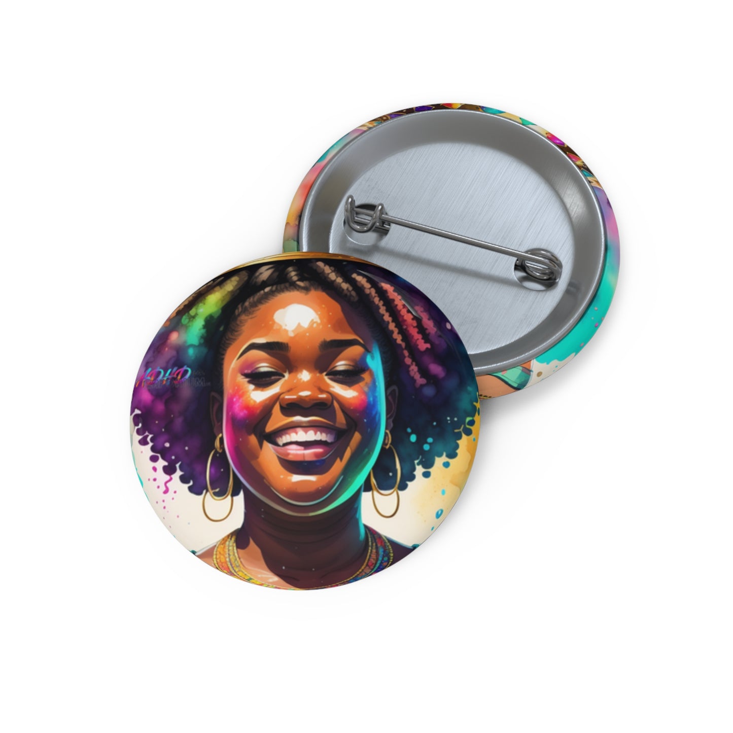 Wear Your Crown With Pride Custom Pin Buttons