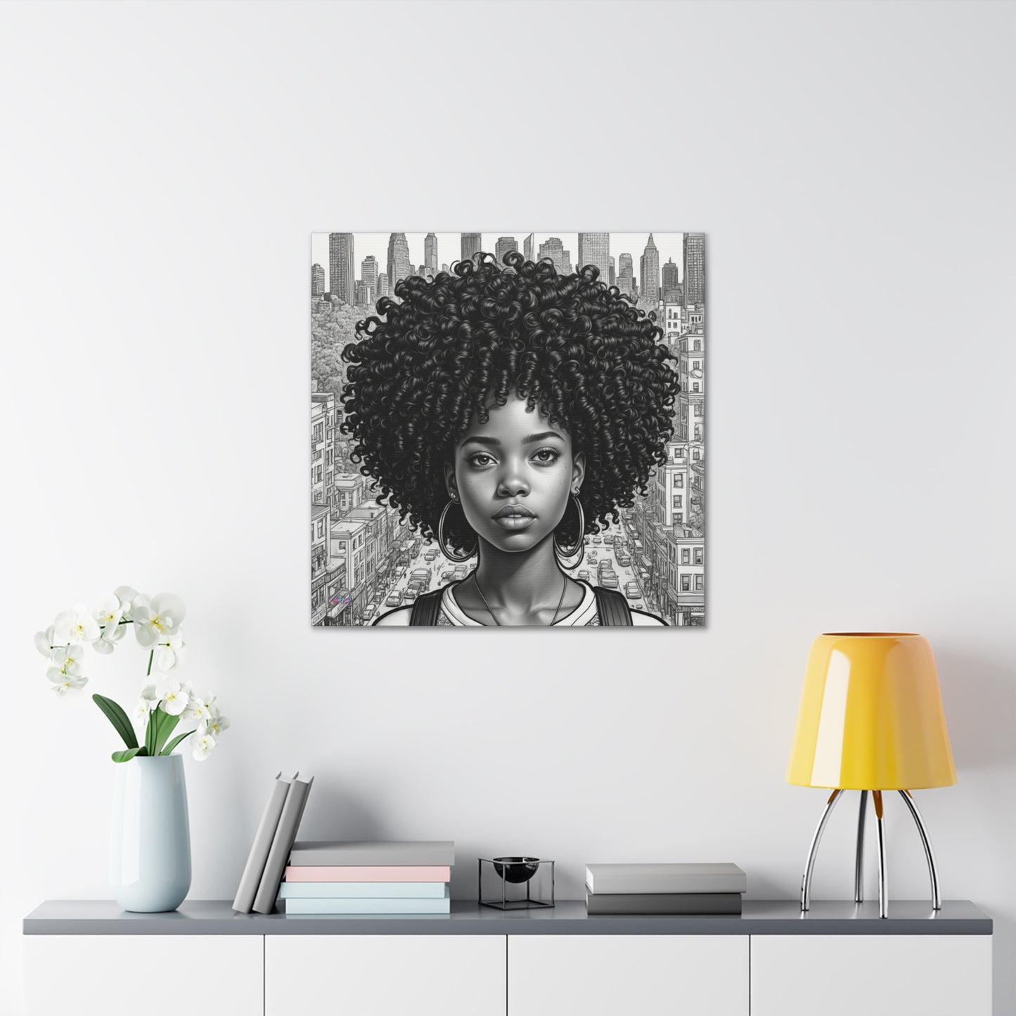 Crowned in Confidence  Canvas Gallery Wraps