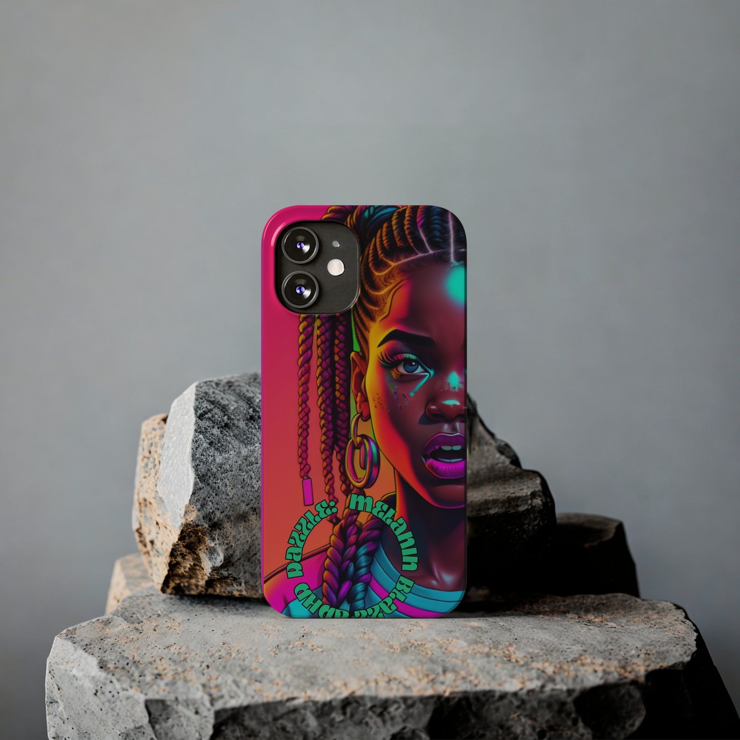 ADHD Dazzle - Melanin Blaze Slim Phone Cases