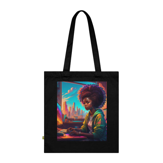 Melanin Glow - ADHD Flow Organic Cotton Tote Bag