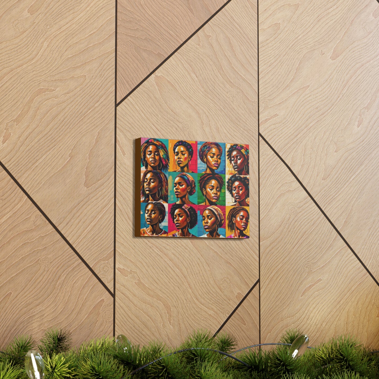 ADHD Excellence in Melanin Hue Canvas Gallery Wraps
