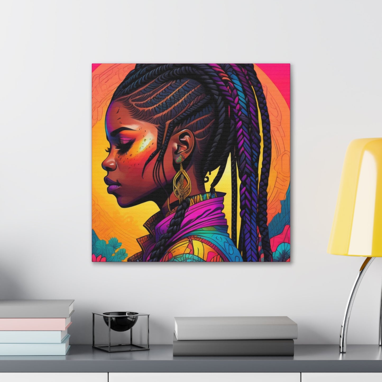 Melanin Brilliance - ADHD Drive Canvas Gallery Wraps