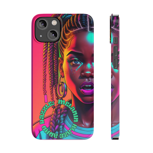 ADHD Dazzle - Melanin Blaze Slim Phone Cases