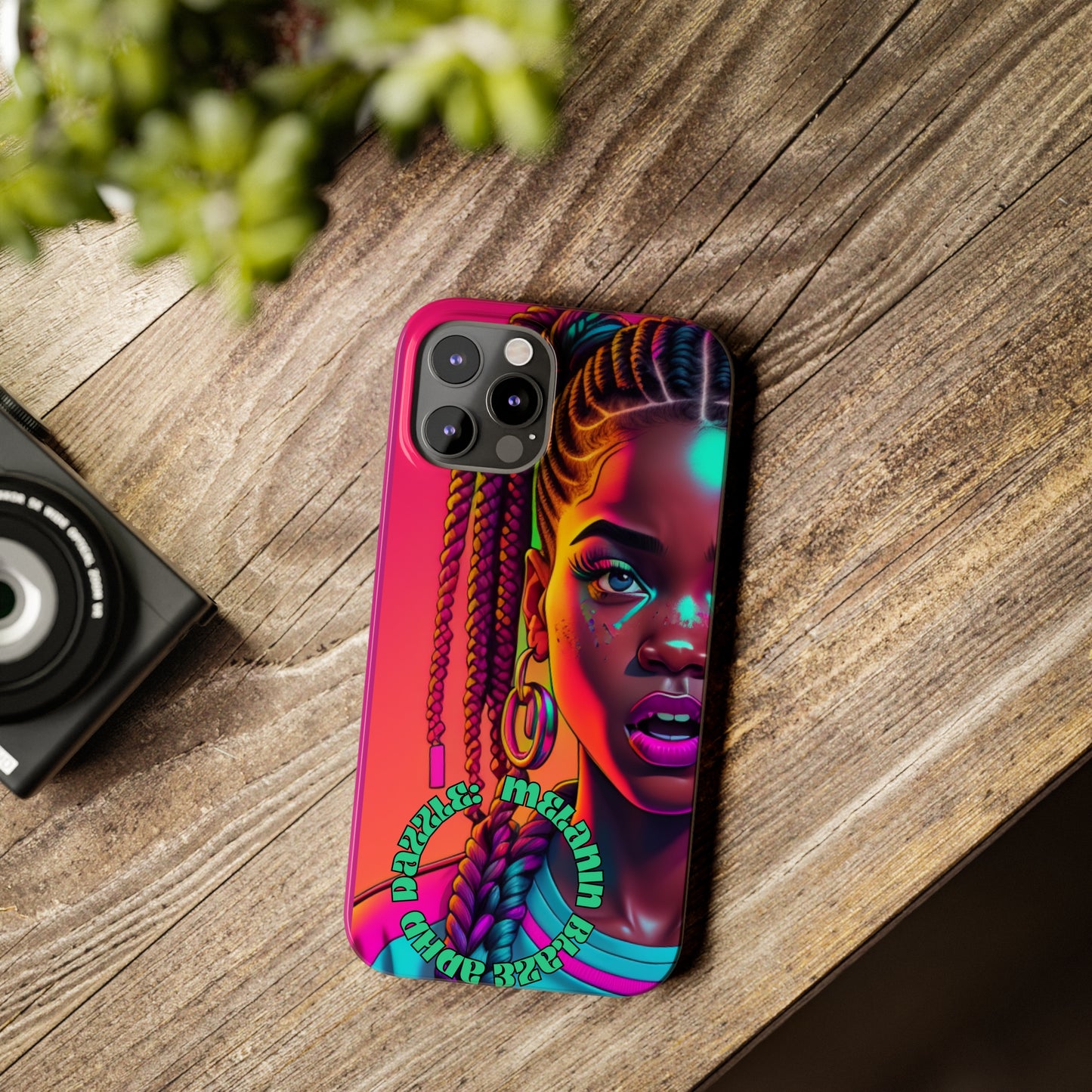 ADHD Dazzle - Melanin Blaze Slim Phone Cases